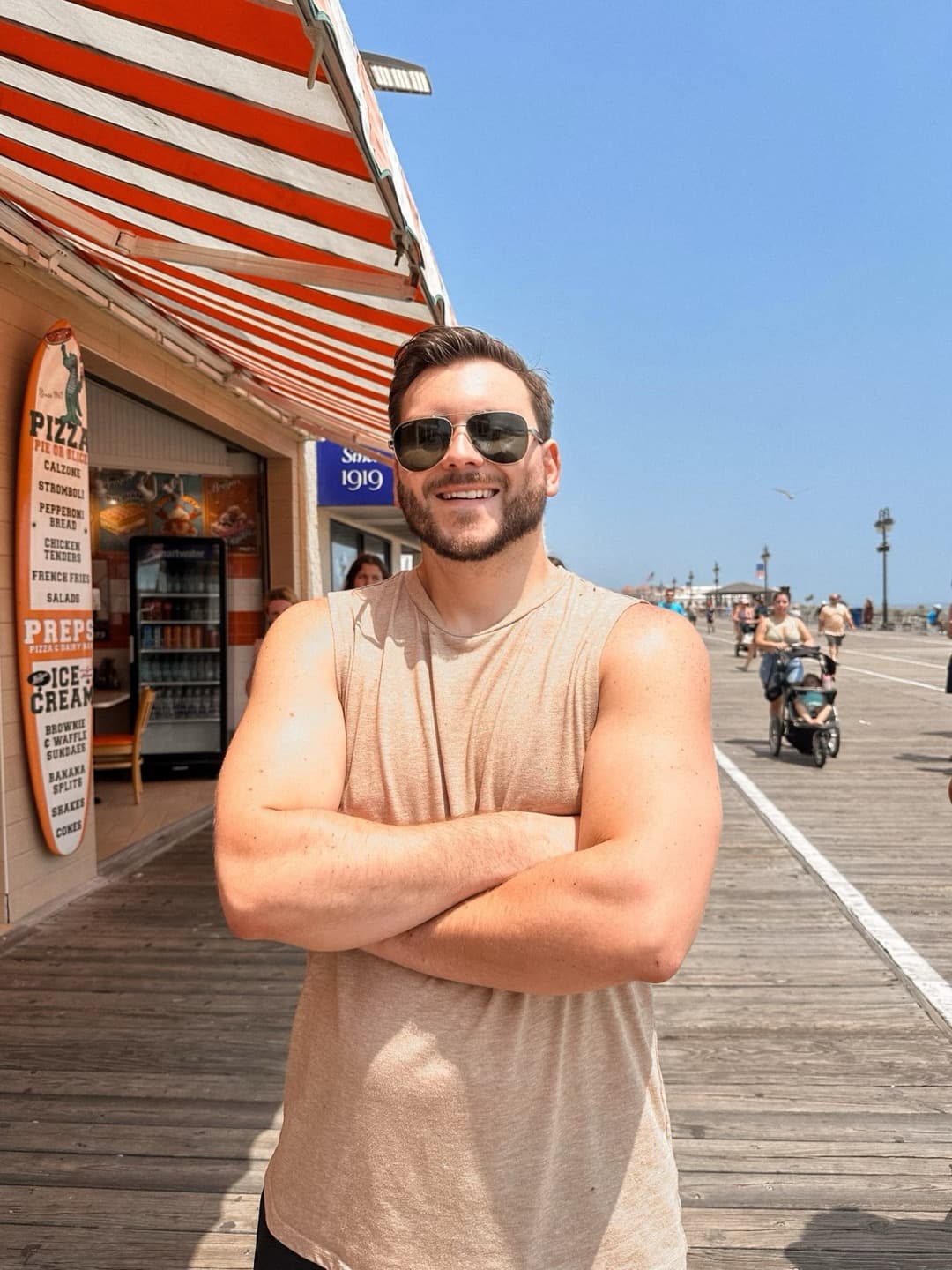 Boardwalk Days. Jersey Shore.