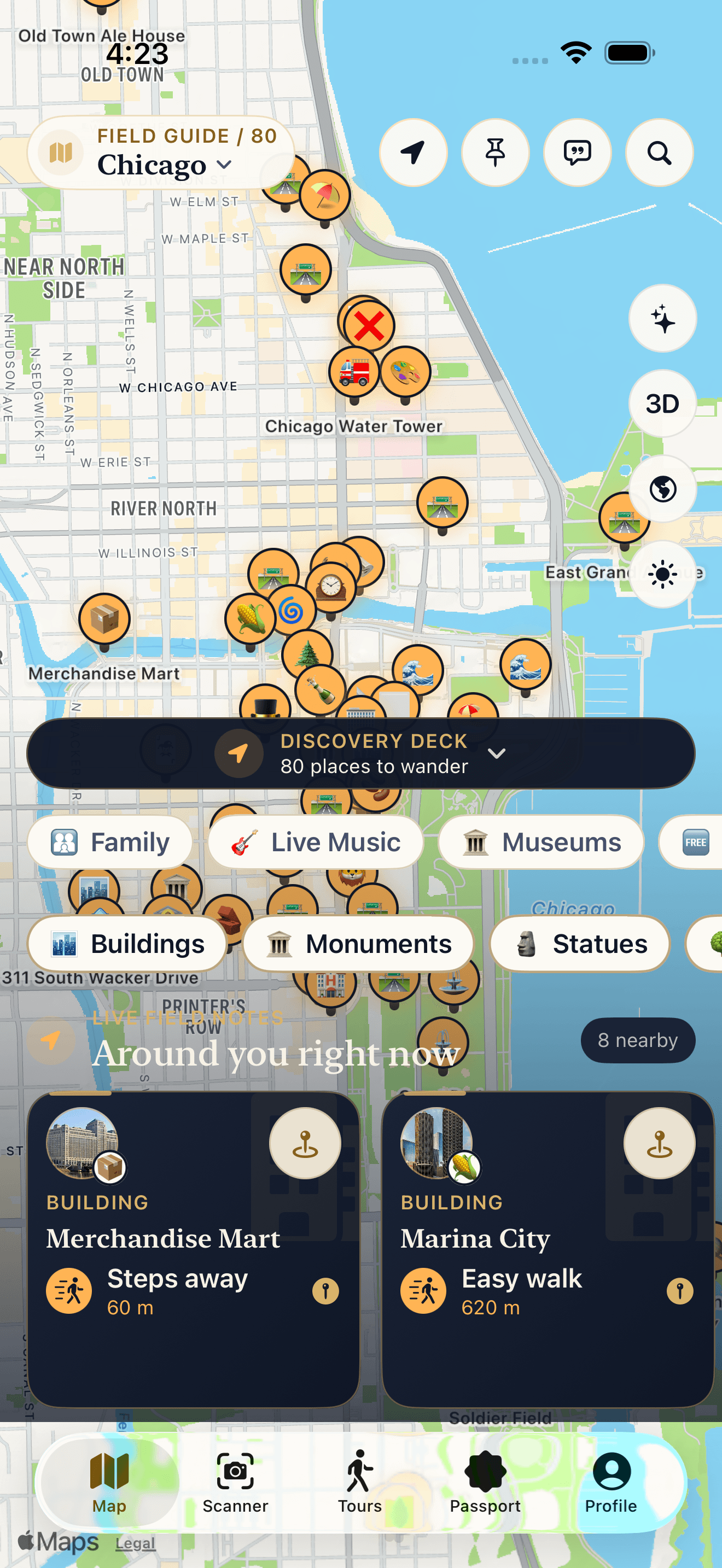 Lore city exploration map